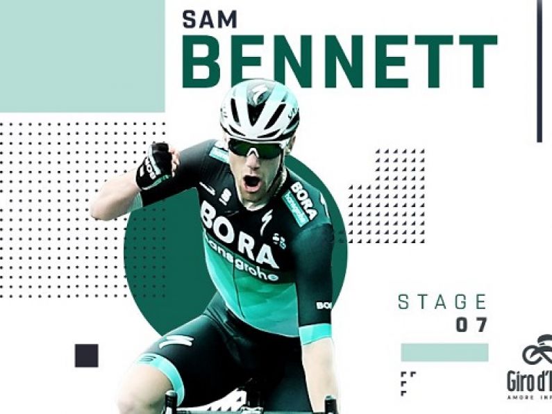 Sam Bennett wins Stage 7 of Giro