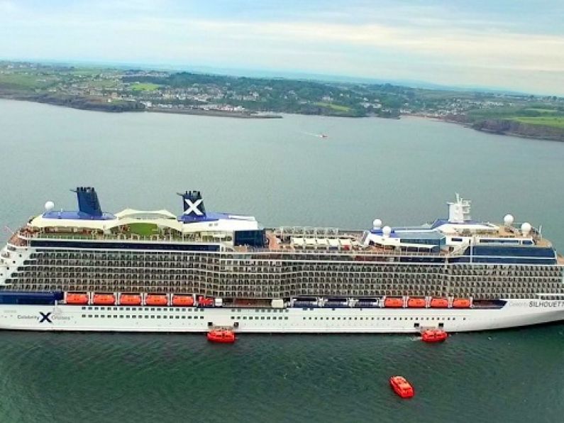 Cruise ship docks off Dunmore East