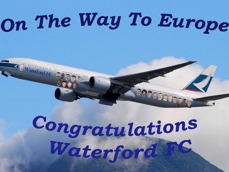 Waterford FC will play European football for the first time since 1986 next season.