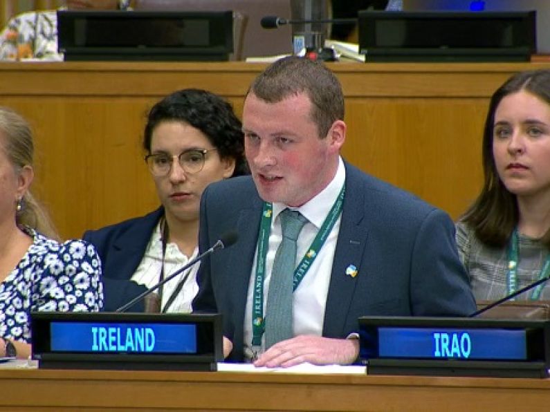 Waterford man addresses United Nations in New York