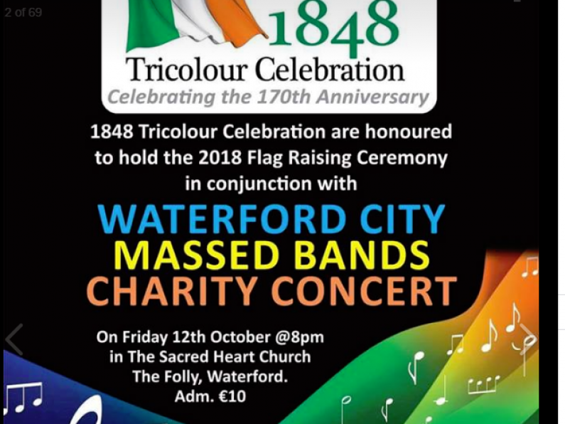 Listen back: A host of groups and singers will perform at this year's Waterford City Massed Band concert