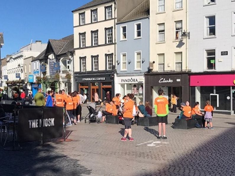 Crowds beginning to gather in Waterford City for Solas Centre 'Run & Walk For life'
