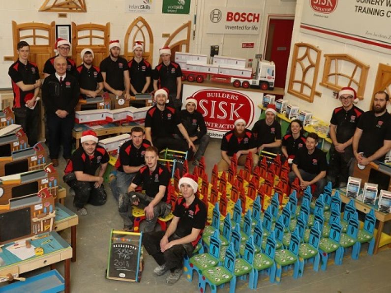 Sisk deliver handmade toys to Waterford children's ward and charities