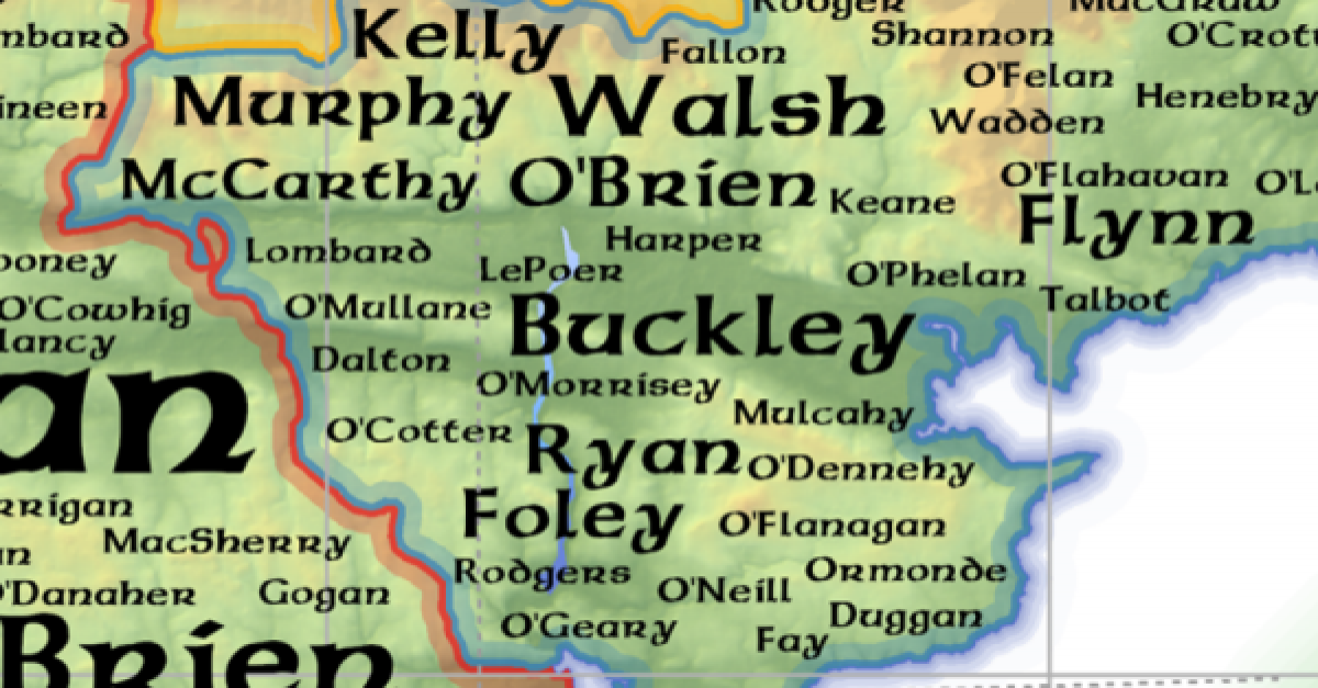 irish family names list