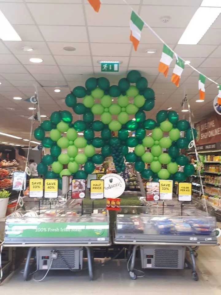 Quish's Super Valu St Patrick's Day Display