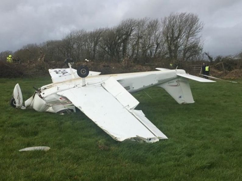 A small plane has crashed on the approach to Waterford Airport