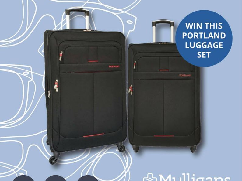 Win a Portland Luggage Set thanks to Mulligans Pharmacy