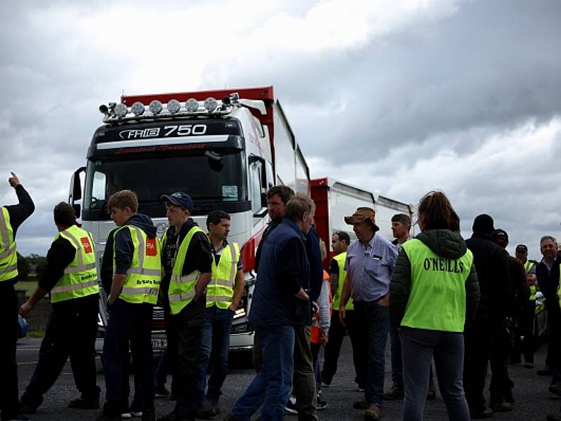 Protest at meat factory in Grannagh escalating