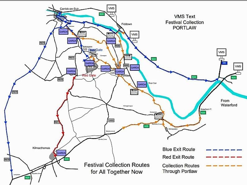 Traffic chaos for concert goers trying to exit car parks at Curraghmore