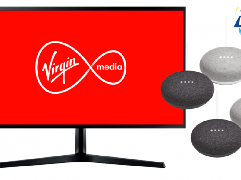 Win a Smart TV and 1 of 5 Google Minis thanks to Virgin Media