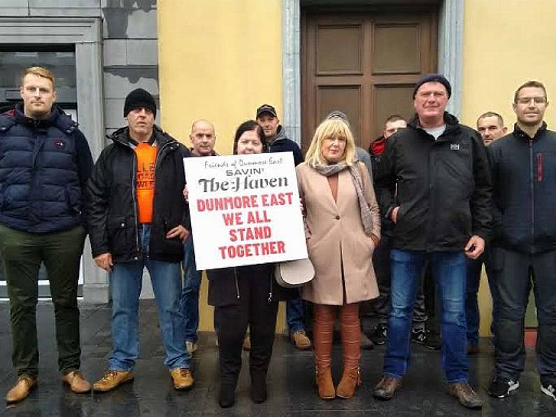 Demo held outside City Hall in support of Haven Hotel