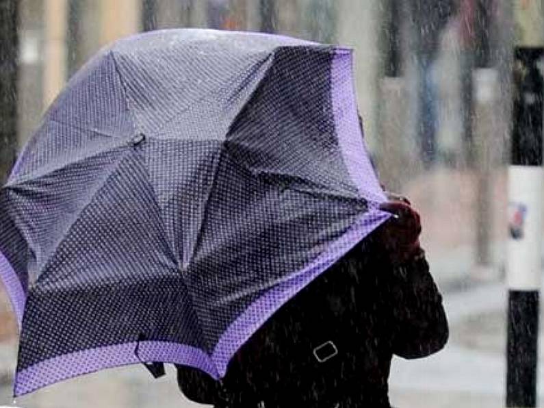 Status yellow rainfall warning issued for Waterford