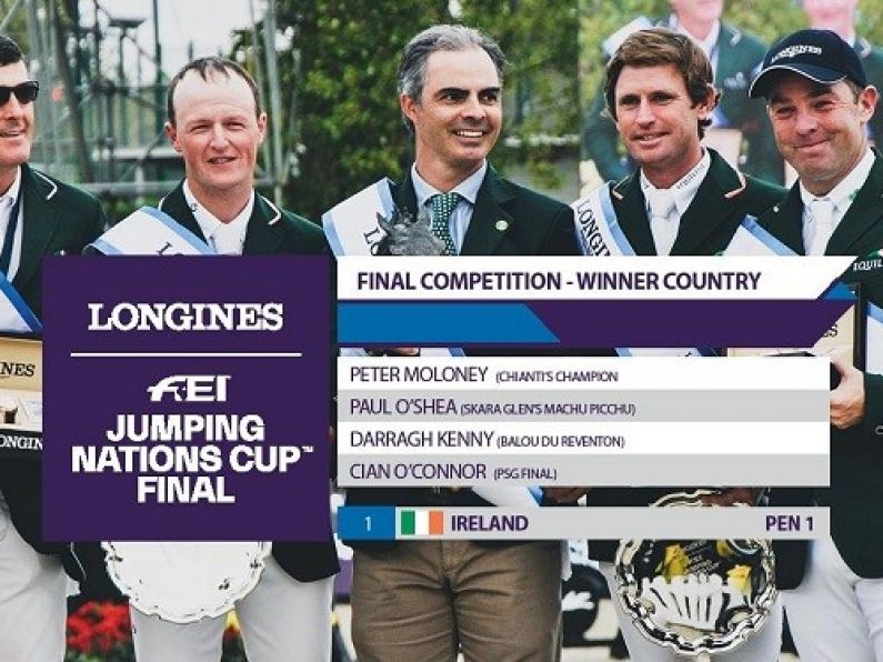 Waterford's Peter Moloney helps Irish Show Jumping Team secure qualification for Tokyo Olympic Games