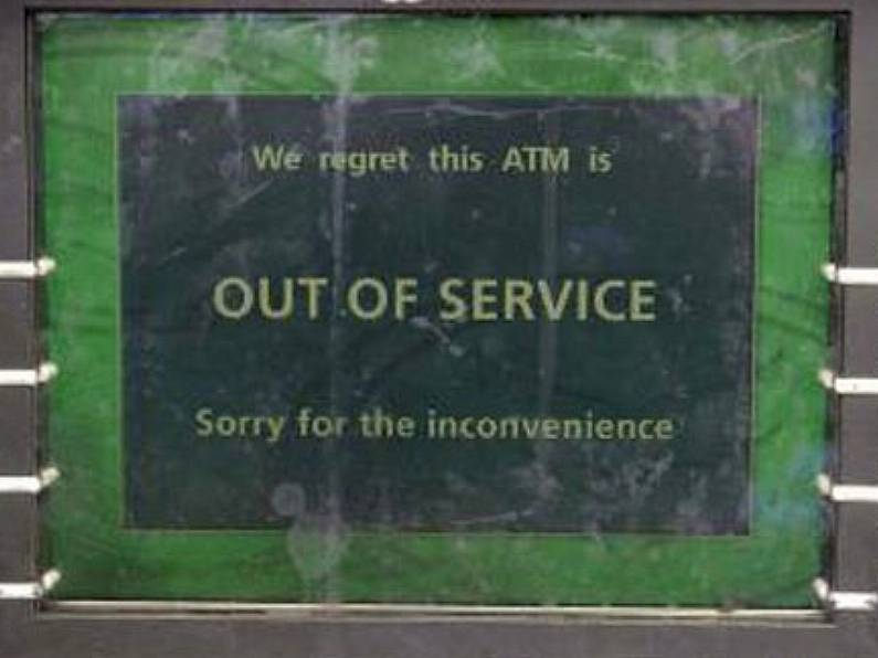 Bank of Ireland ATMs around the country out of service