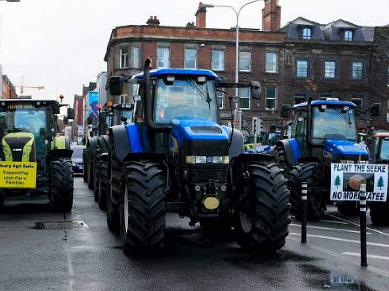 Farmers protest for a second day in Dublin over beef prices