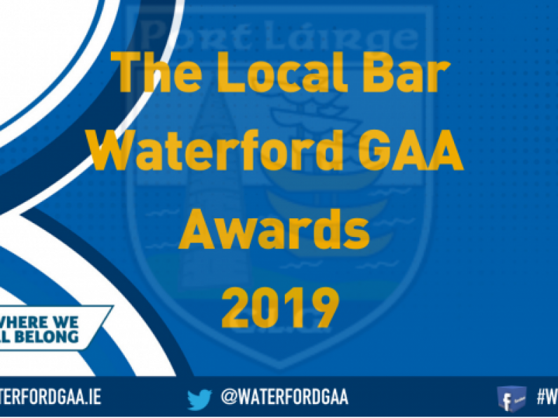 Winners of Local Bar Waterford GAA Awards announced