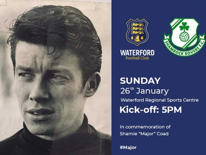 Shamie 'Major' Coad to be remembered at Blues v Shamrock Rovers friendly