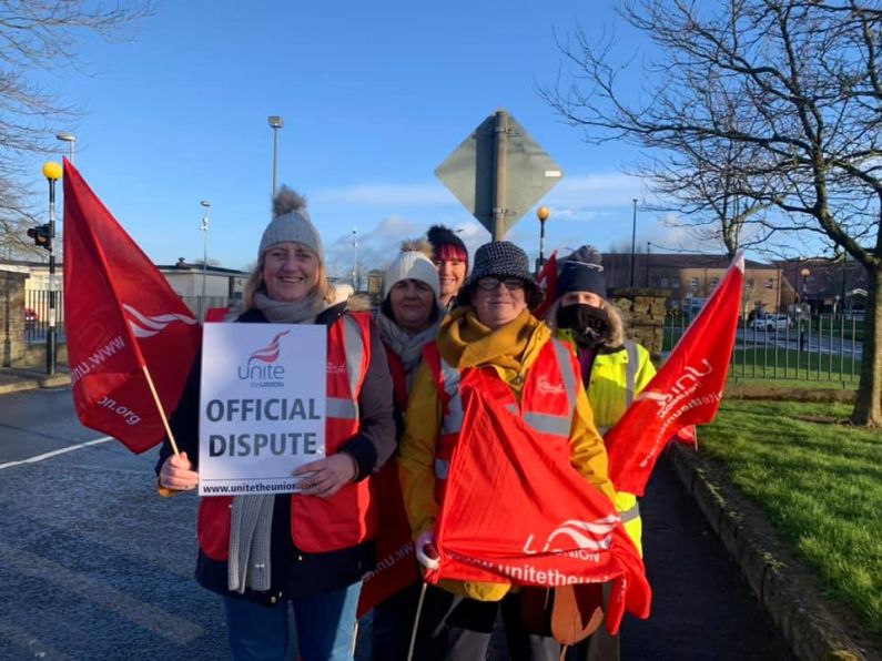 Cleaners strike at University Hospital Waterford - Deise Today Tuesday February 25th