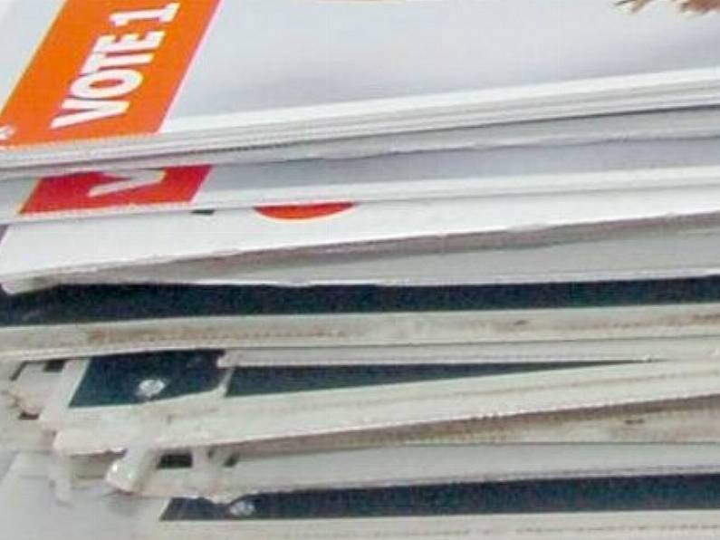 Midnight deadline for election posters and cable ties to be taken down