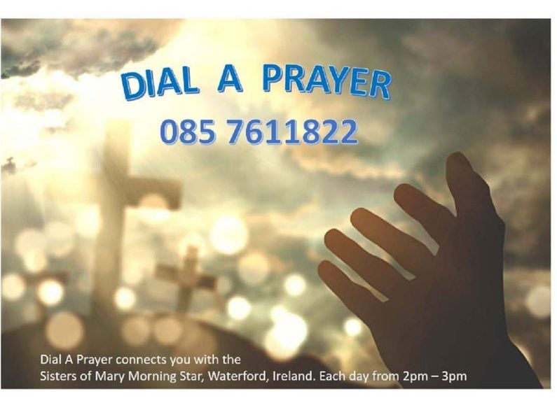 Dial A Prayer set up in Waterford - Deise Today Thursday 19th March