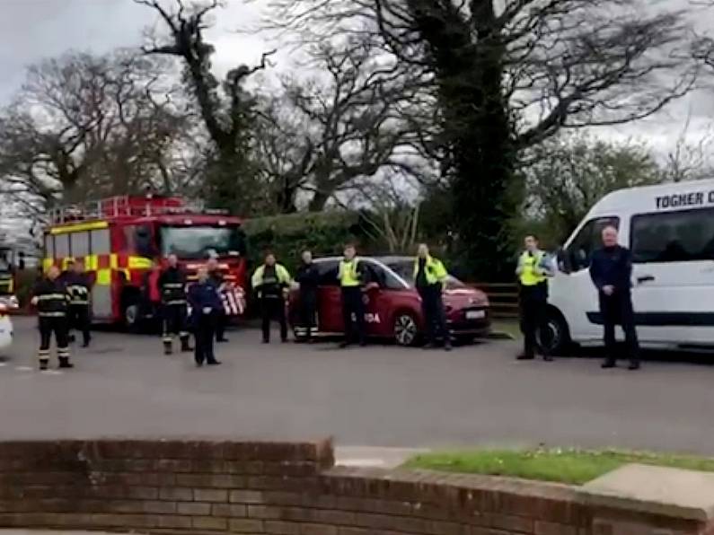 WATCH: Emergency services make pit-stop to wish Little Blue Hero happy birthday