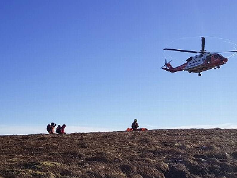 Rescue services attending incident in Comeragh Mountains