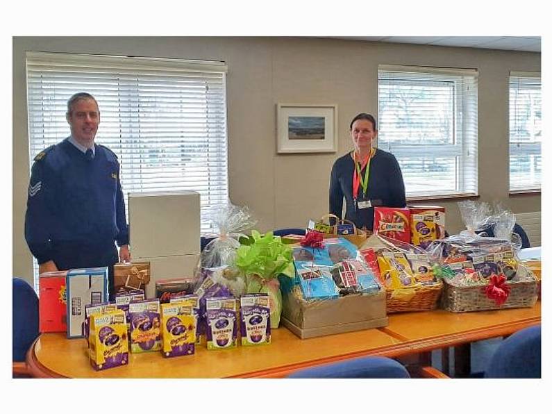 A Waterford school has given their science goggles and Easter Eggs which were to be used for their annual easter raffle to University Hospital Waterford.