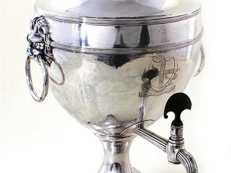 Eamonn McEneaney talks about a silver hotwater urn and its connection to Robert Emmet.