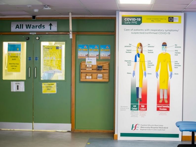 Number of cases of Covid-19 at University Hospital Waterford continues to rise