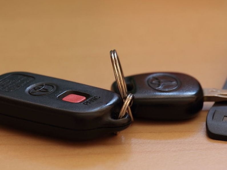 Lost: A set of keys with a Toyota car key