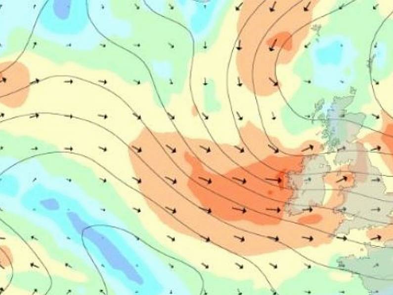 Unseasonably windy weather set for Waterford and across the country tonight