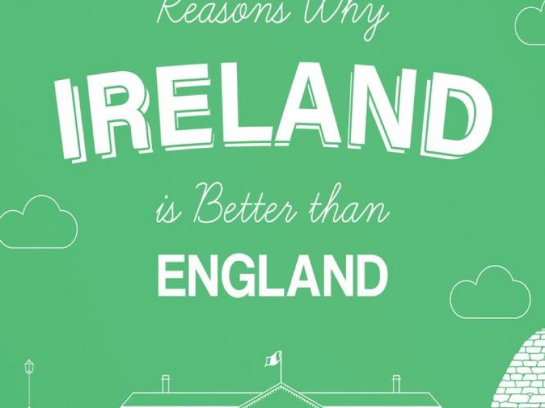 Have you see Pat Fitzgerald's new book- '101 reasons why Ireland is better than England'?