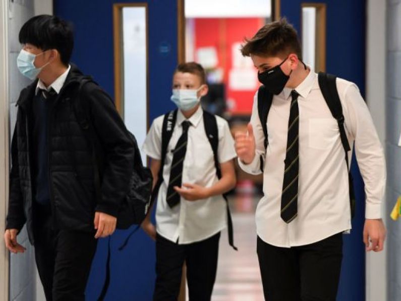 CO2 monitors will arrive in schools from this week, while HSE report shows most school outbreaks 'small-scale'