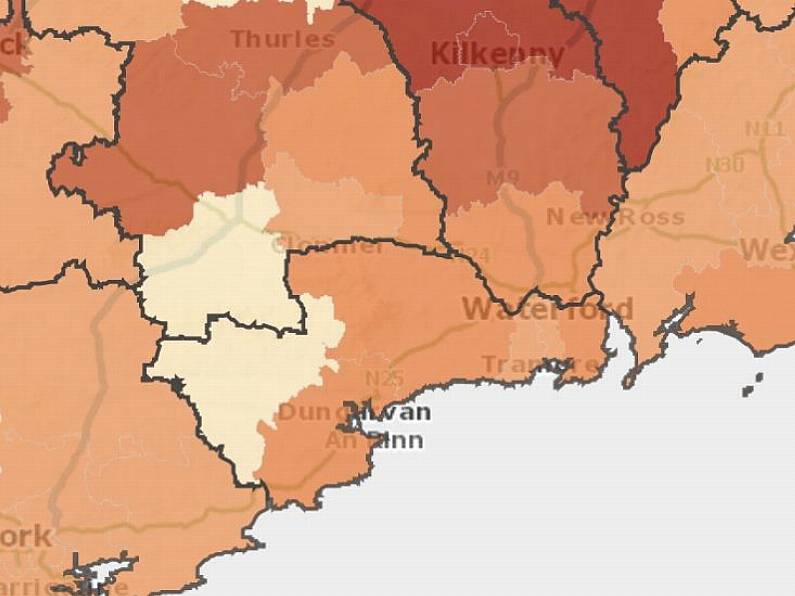 Covid cases fall in all local electoral areas of Waterford except one