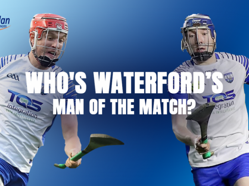 Choose Waterford's Man of the Match and win, thanks to Hooper Dolan Insurances