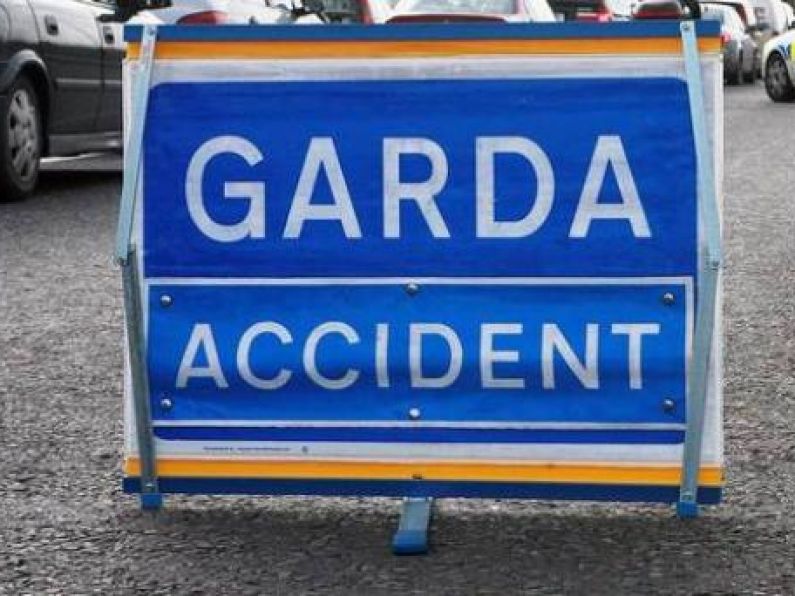 Emergency services attending single-car collision on the N25