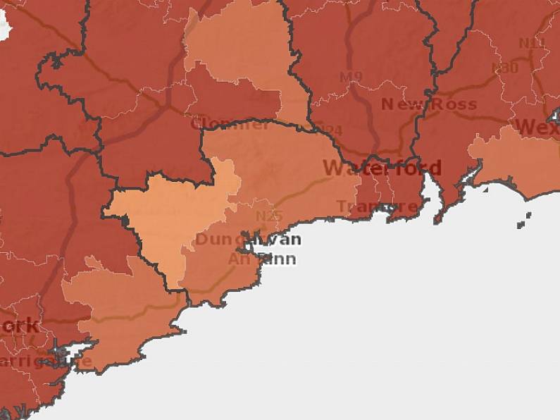 Breakdown of Covid cases by Local Area shows large increases in parts of Waterford