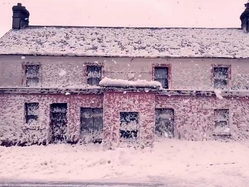 Waterford village covered in foam after days of high winds