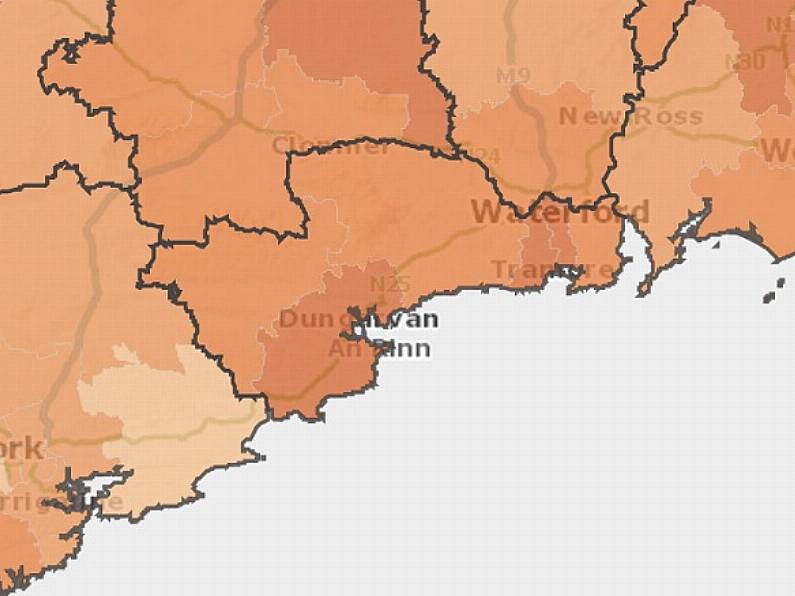 Breakdown of Covid-19 cases shows decreases in most areas in Waterford