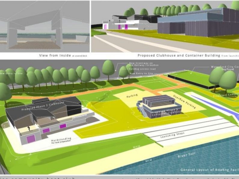 Plans for a community boathouse on the River Suir