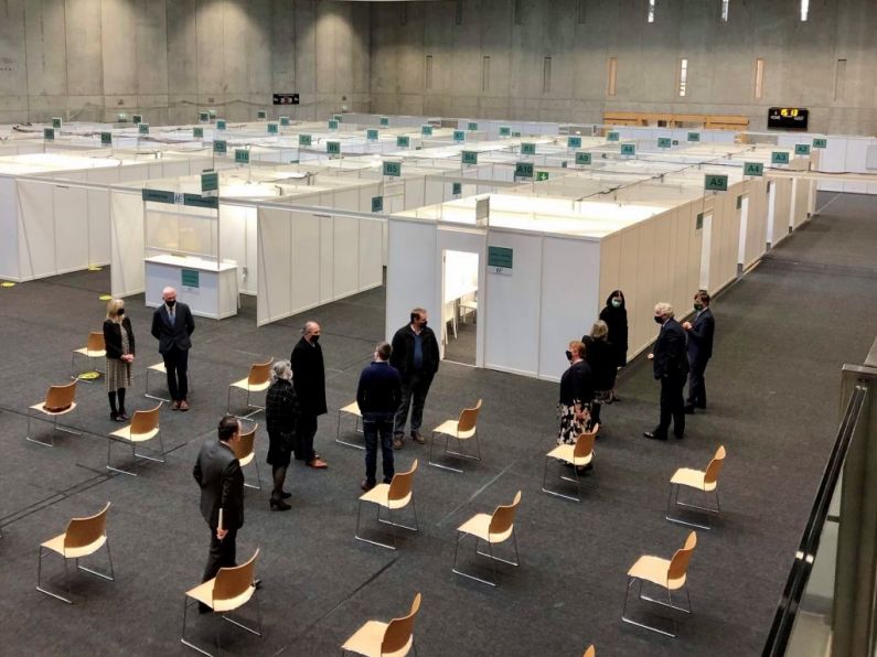 Mass vaccination clinic set up at the WIT Arena in Waterford