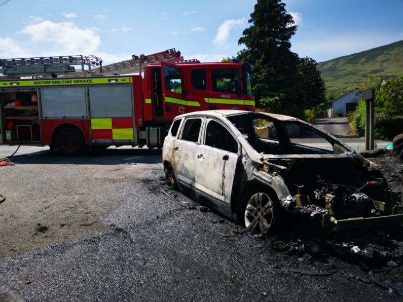 Kilmacthomas Fire Service attend car fire near Mahon Bridge