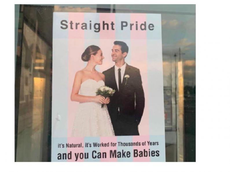 'Straight Pride' posters appear in Waterford, days after second vandalism of Pride flags