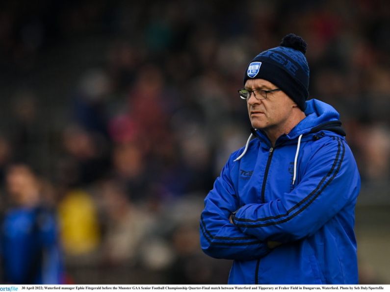 Ephie Fitzgerald steps down as Waterford senior football manager