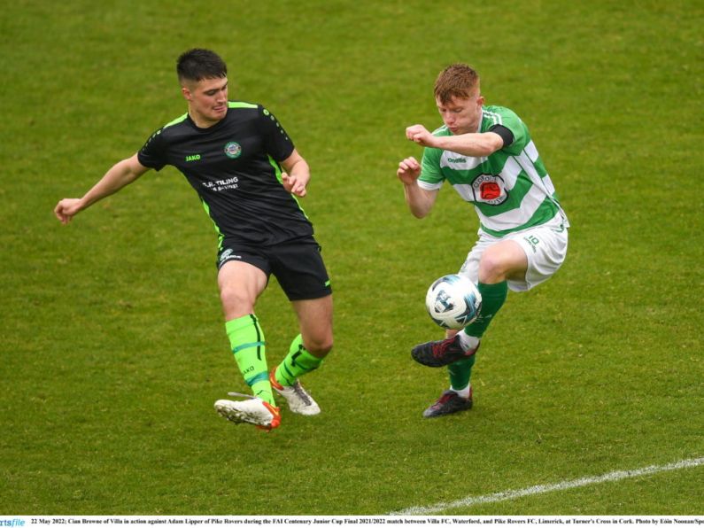 Villa face Killarney Athletic in Munster Junior Cup fourth round