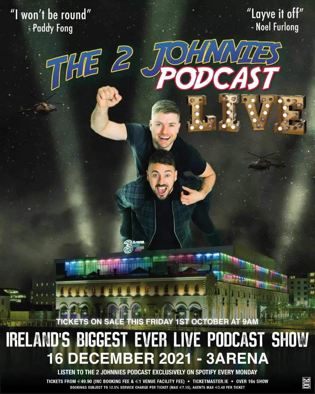 live podcast 3 arena