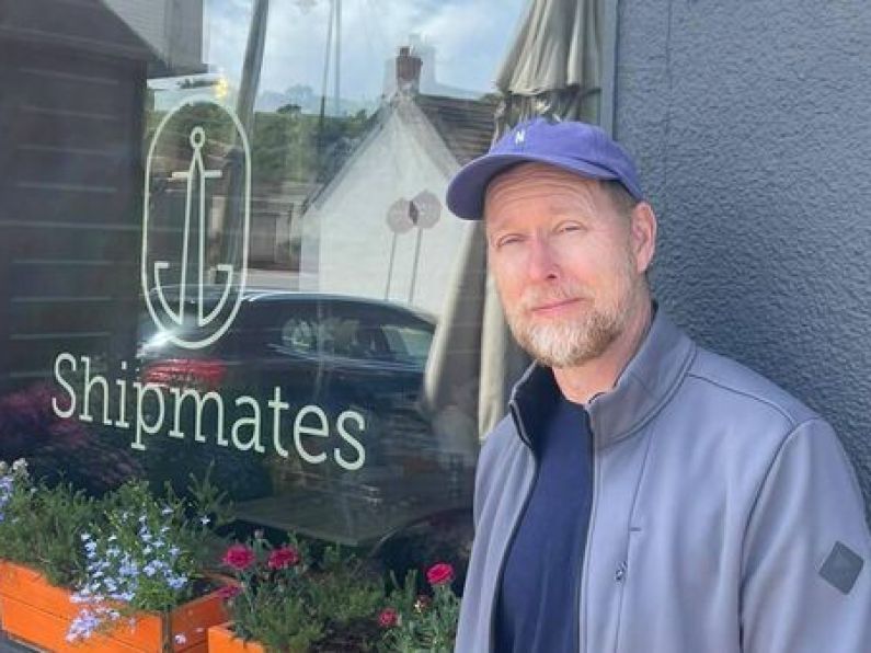 Foo Fighters guitarist delights restaurant staff during visit to Waterford village