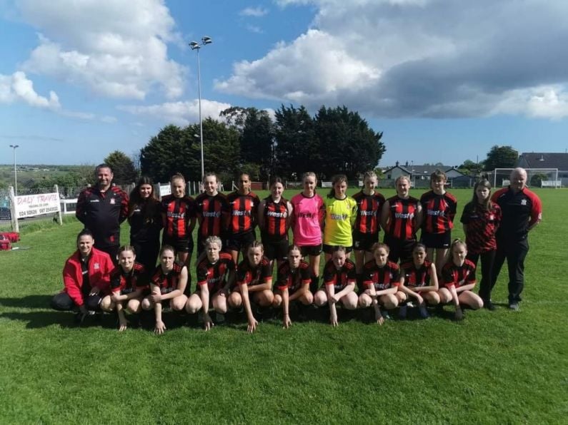 Bohs U17 Womens Team in All-Ireland Final action