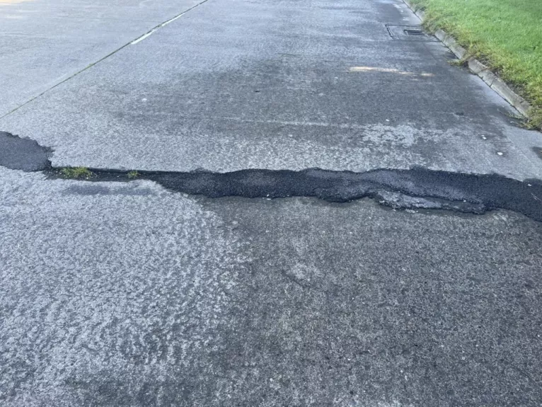 Main road into Ballybeg