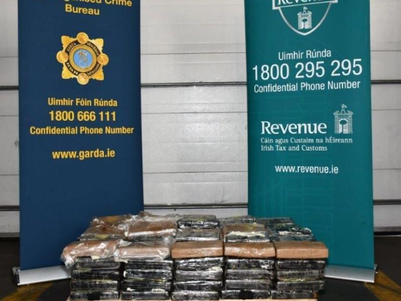 Cocaine worth €10.5m seized at Dublin Port